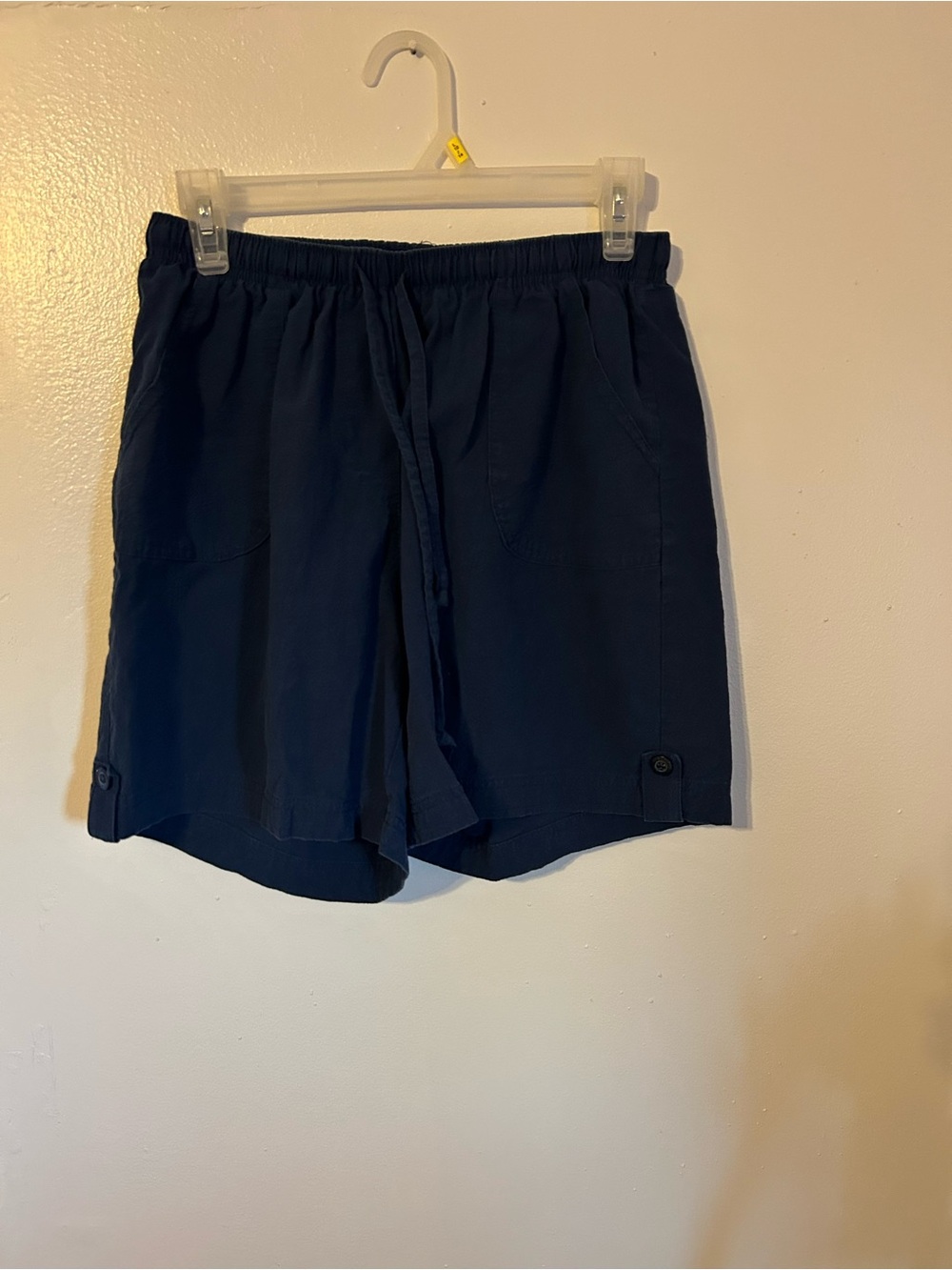 Cathy Daniels Navy Athletic Drawstring Shorts - Picture 1 of 6
